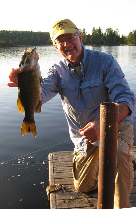 Neil S. with smallmouth bass