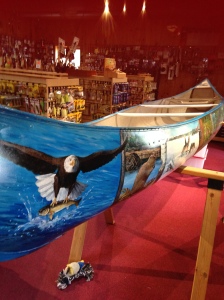 The Painted Canoe of Ely